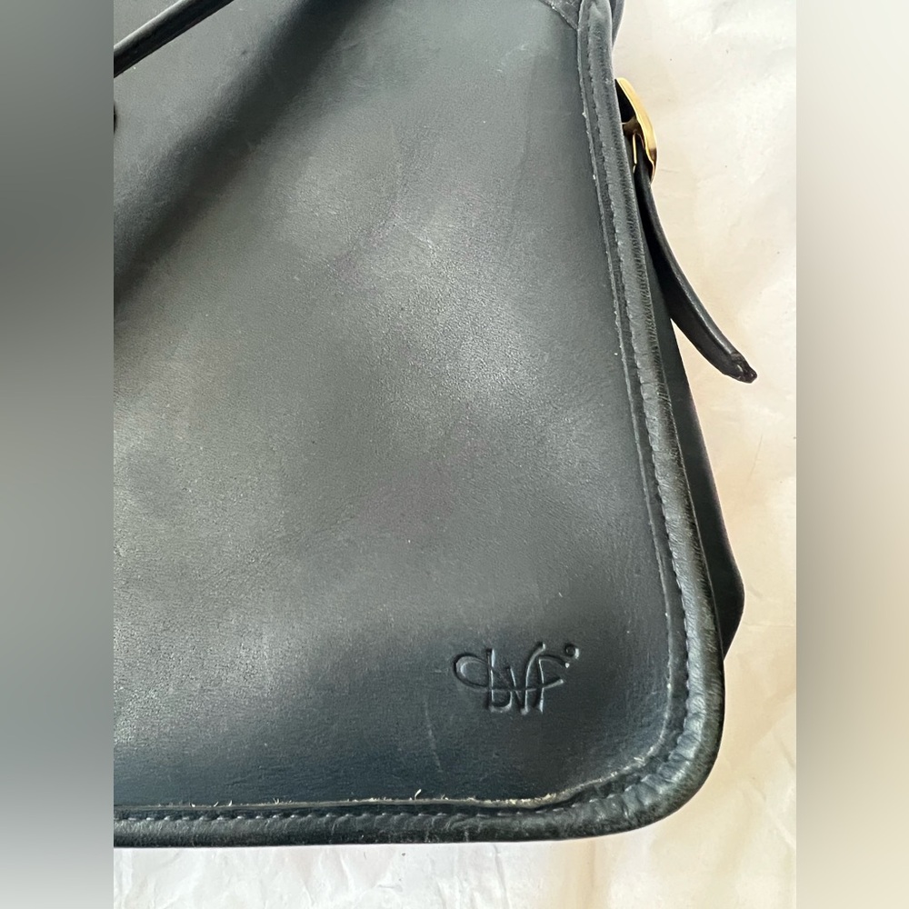 RARE VINTAGE DIANE VON FURSTENBERG  LEATHER BAG - Picture 10 of 16